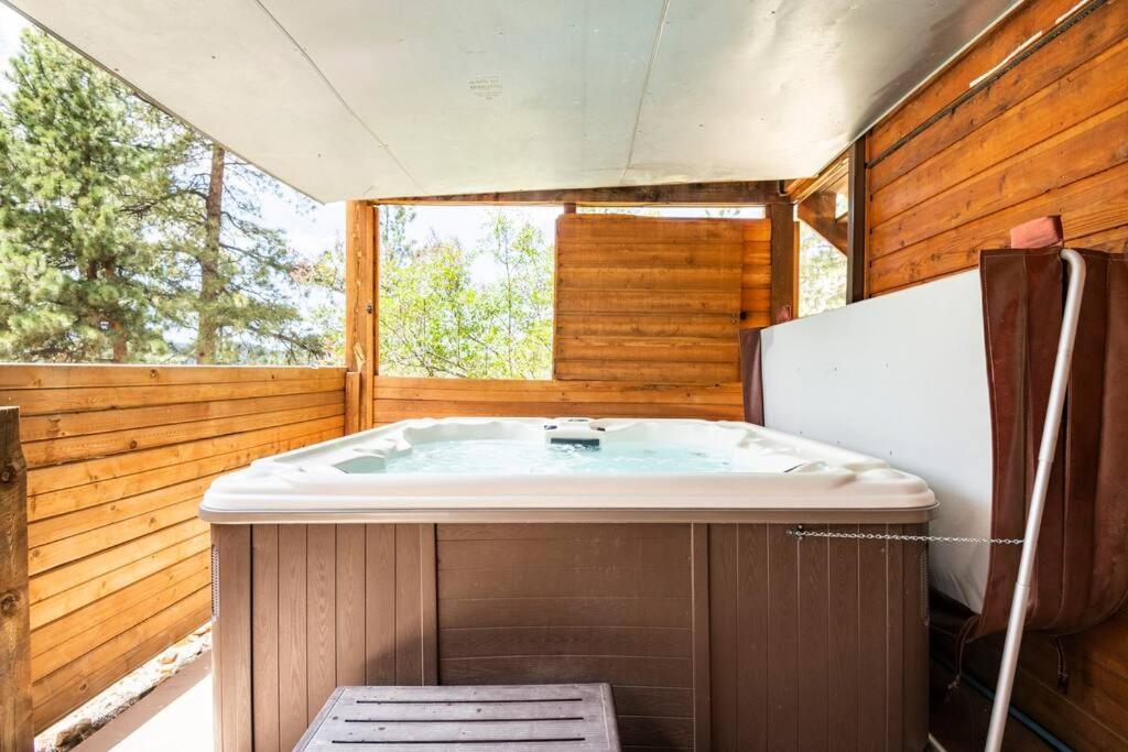 Private Hot Tub Overlooking Pikes Peak وودلاند بارك المظهر الخارجي الصورة